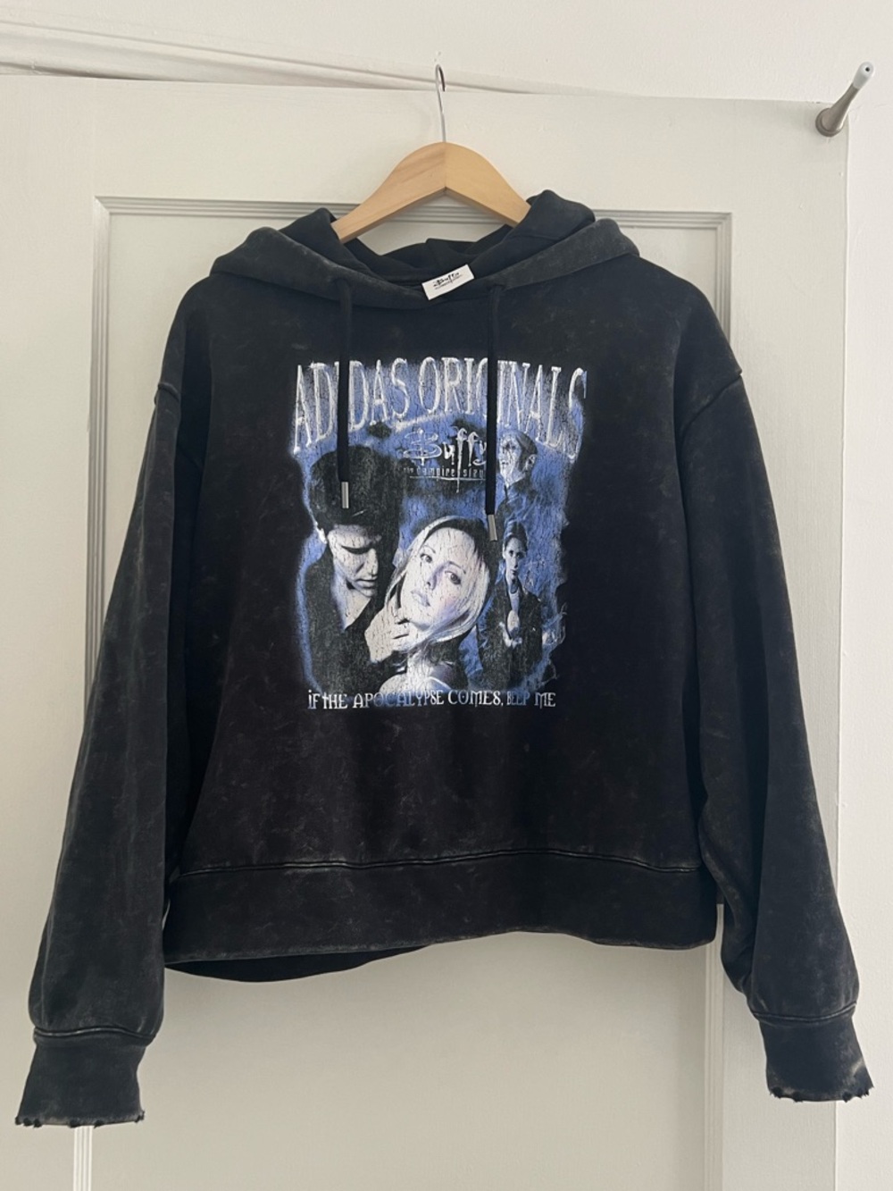 Adidas Originals Buffy the Vampire Slayer Acid Wash Hoodie